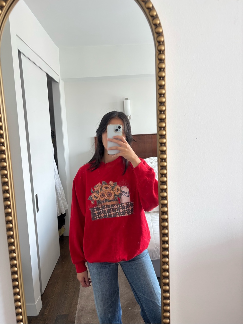 Vintage red sweatshirt